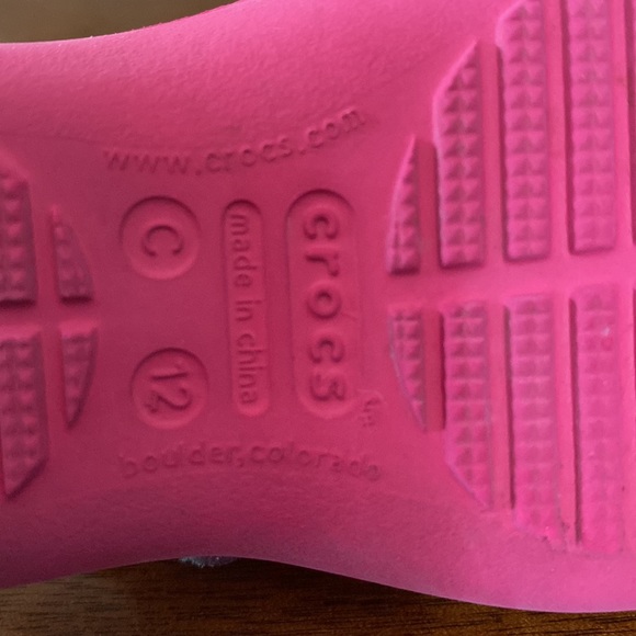 CROCS Shoes Crocs Little Girls Open Toe Water Shoes Pink Gem Bows